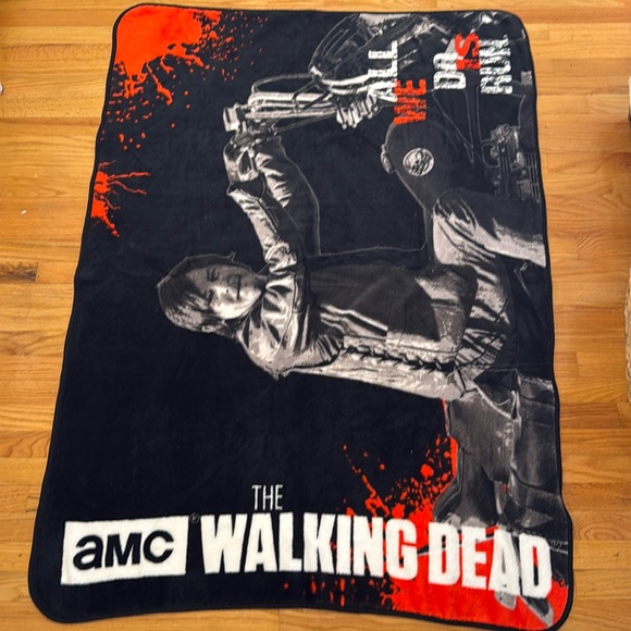 The Walking Dead Daryl Dixon Blanket Throw - Picture 1 of 5